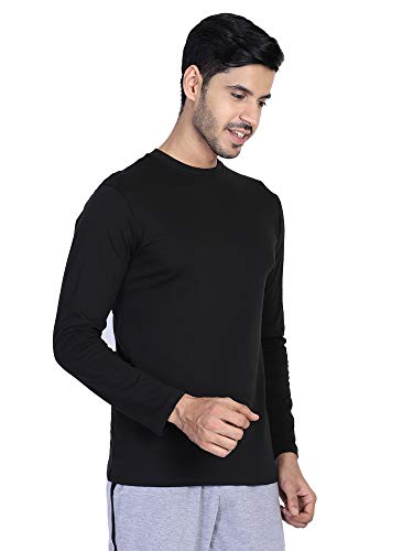 Image of DYCA by Bodycare Men's Cotton T Shirt | Round Neck | Full Sleeve | Regular Fit