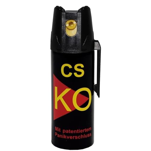 BALLISTOL 24230 KO-CS Spray 50ml Spray FOG – Verteidigungsspray gegen Mensch und Tier – Abwehrspray – Panikverschluss
