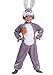 Ciao Coniglietto Tutina Costume (Taglia 3-4 Anni) Travestimenti Neonati, Grigio, Unisex Bambino