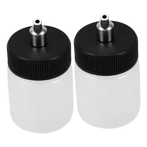 Holibanna 2Pcs Airbrush Paint Bottle Detachable Spray Paint Pigment Holder for Efficient Color Changes Minimize Waste for Art Projects and Professional Use