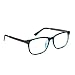 Blue Light Blocking Glasses,Transparent Lens(No Magnification) for Anti Eyestrain,Anti Reflective,Anti Glare,UV400 Protection,Reading Glasses(Transparent Blue)