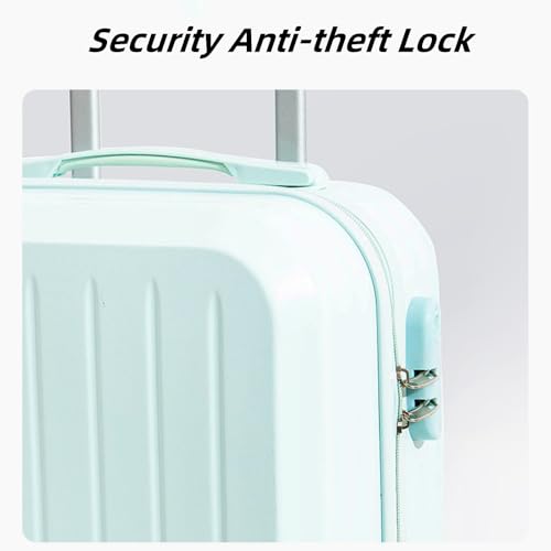 Luggage USB Charging Port Carry on Luggage Spinner Hardshell Lightweight Suitcase with Wheels Cupholder Hook Women Men Business Trip Travel School (1, Yellow, 24-Inch)4