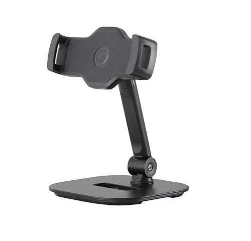 Trépied de table inclinable 150° K&M 19800 support rotatif pour tablette et mobile