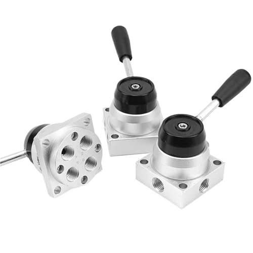 Vanne rotative manuelle pneumatique pour commande de vérin double effet - 2