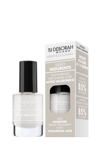 Deborah Milano Professional Serum-härdande nagellack, härdningsbehandling för skadade och stressade naglar, 9,5 ml