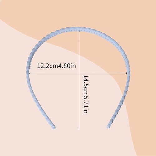 Image of Truvic Matte Finished Simple & Elegant Headband Leaves Style Hair Band for Baby Girls (Multicolor, Pack of 12)