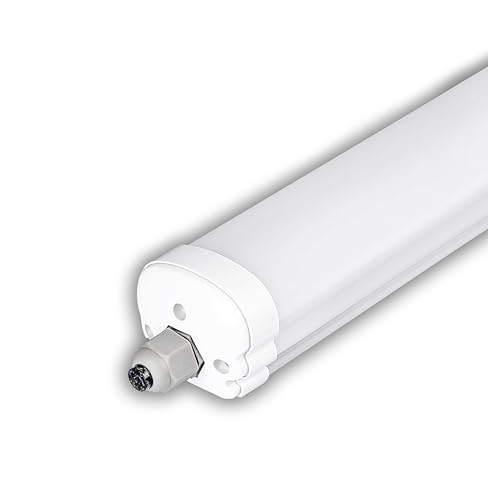 V-TAC Plafoniera LED da Soffitto Lineare Impermeabile - 150 CM - 48W - Chip Samsung - Lampada Rettangolare 5760 Lumen IP20 per Parete, Garage, Negozio - Tubo LED - Luce 4000k Bianca Naturale
