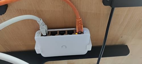 Support Unifi Flex Mini fixation vis rail DIN installation facile USW-Flex-Mini support mural - 2