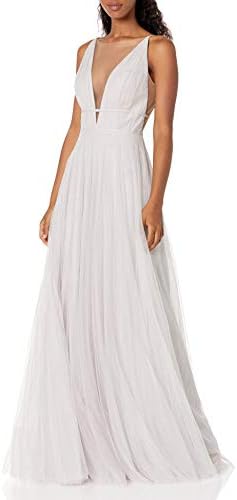 Jenny Yoo Women's Kaelyn Dress, Moonstone, 16