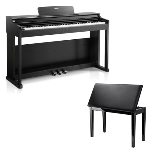 Donner DDP-100 Digital Piano+Donner Duet Piano Bench with Storage - image 1