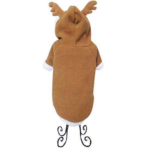 Disfraz de reno para perro y gato talla M miniatura 5