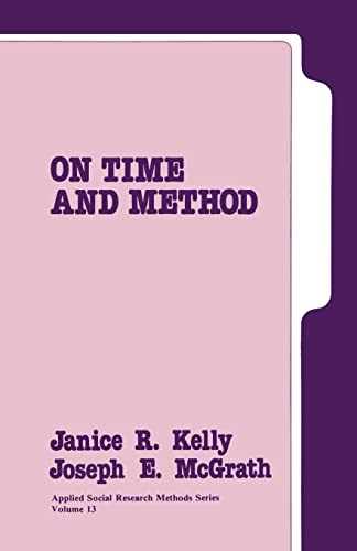 On Time and Method (Applied Social Research Methods)