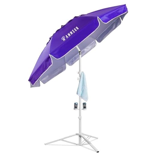 Best umbrella brand in mumbai AMMSUN Portable Shade Umbrella with Stand