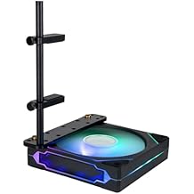 GPU Support Bracket, Vertical Video Card Brace with Height Adjustable, Anti Sag Holder for Universal Graphics Card Sag, GPU Stand Black for Custom Desktop Gaming PCs and Gamer Computers