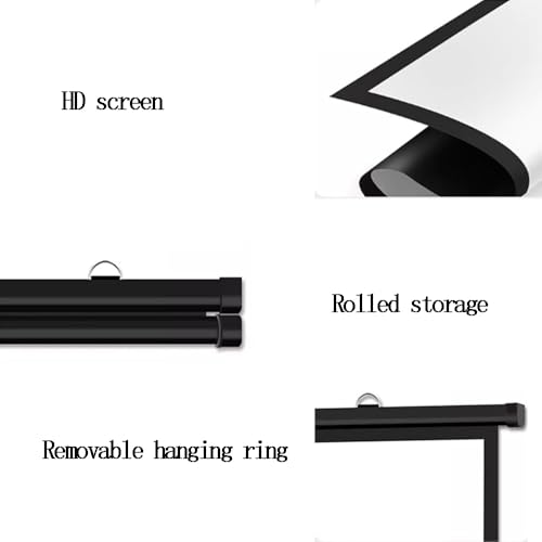 Pantalla para proyector manual 40 pulgadas 16:9 miniatura 3
