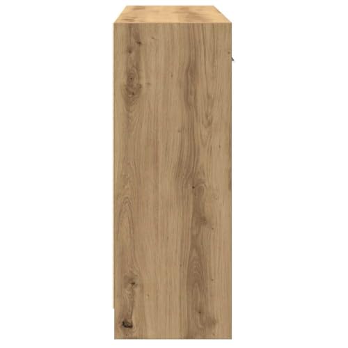 vidaXL Sideboard - Artisan Oak Engineered Wood Storage Cabinet/Buffet 91x28x75 cm - Home/Office/Living Room