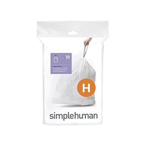 simplehuman, Code H passgenaue Müllbeutel Packung Cover