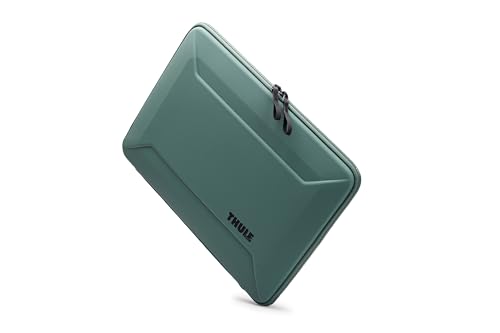 Thule Gauntlet Sleeve Housse de protection extérieure rigide avec intérieur rembourré compatible avec MacBook 14", pour éviter les rayures et les dommages, utilisation directement dans la housse – vue 3