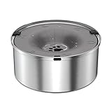 SCHITEC Dog Water Bowl No Spill 1.2L/40oz Slow...