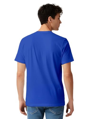 Image of 100% PIMA Cotton T Shirt for Man | Premium Men T-Shirts Regular Fit | Half Sleeve Round Neck Cotton Tshirt for Man | Mens Tees Made for Indian Climate | Available in 10 Colours