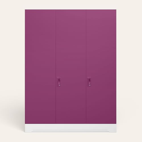 Image of Interio by Godrej Slimline XL 3-Door Steel Almirah