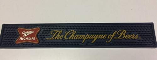 Miller High Life Champagne of Beers Professional Bar Mat Spill Mat Rail Drip Mat