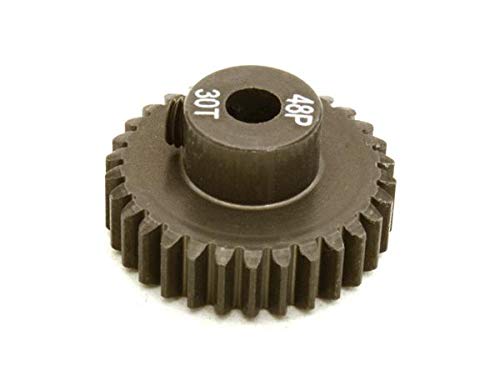 Pignon 48P 30T anti-usure en alu 7075 pour fiabiliser la transmission RC