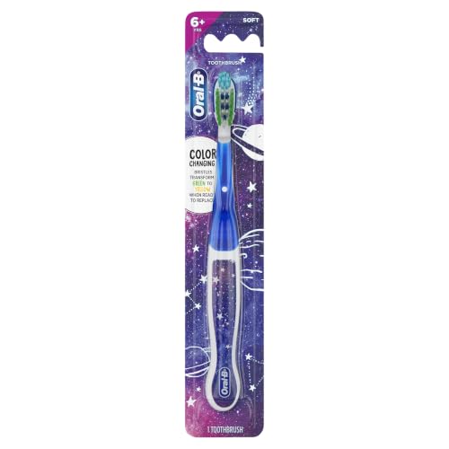 Oral-B Cross Action Kids Toothbrush, Soft Bristles, Ages 6+, 1 Count - image 1