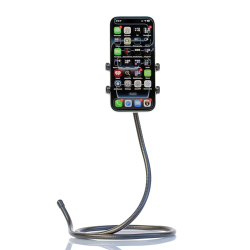 Thought Out PED5-COIL-H Flexible Gooseneck Stand Compatible with Apple iPhone Made in USA