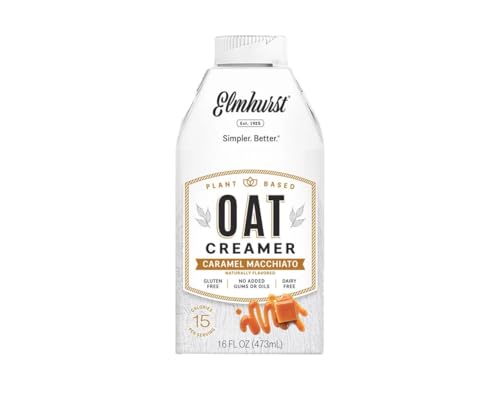 ELMHURST Caramel Macchiato Oat Creamer, 16 FZ