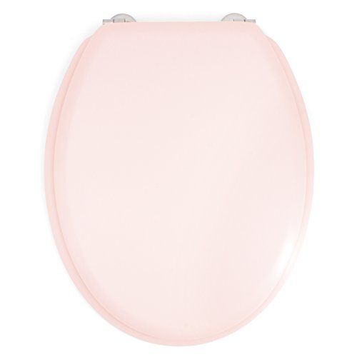 Gelco Design Dolce Toilet Seat 44 x 37.5 x 5.5 cm Wood Material Pink, 44 x 37,5 x 5,5cm - Image 2