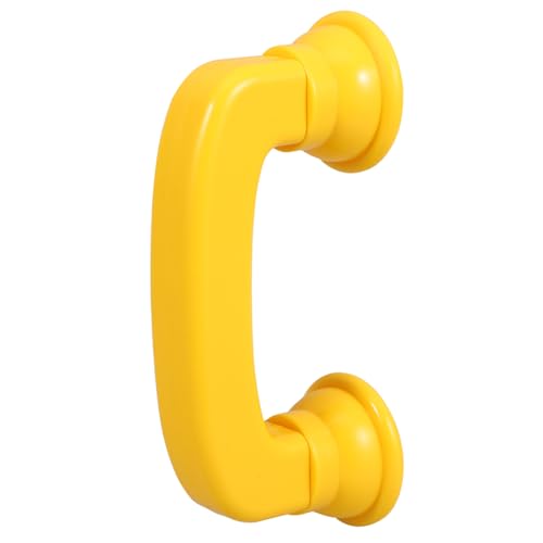 HOMSFOU Phone Whisper Babies Colored Phone Reading Phones Fun Phones Receiver Abs Yellow