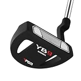 PGM Golf Putter for Men & Women – High MOI Mallet Putter with Stepped Steel Shaft, Alignment Line & Low...