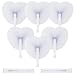 G2PLUS 24PCS Ventaglio Pieghevole Bianca Ventagli di Carta a Forma di Cuore Pieghevoli Ventagli Matrimonio Personalizzati per Regali Gli Invitati Baby Shower Ventagli Matrimonio