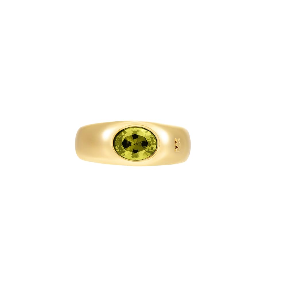Michael Kors Premium Women's Gold-Tone Brass Ring, MKJ84837107