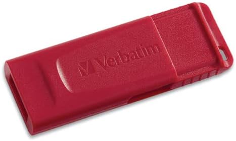 Verbatim USB Drive, 32GB, Password Protection, Red