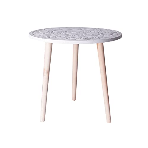 Mesitas Auxiliares para Salon Blanco Marca Lastdeco