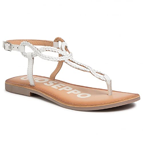 GIOSEPPO Damen Fyffe Flache Sandale, Blanco, 40 EU