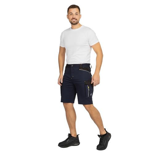 BWOLF Daytona Arbeitsshorts Stretch, Arbeitshosen Männer Kurze, Arbeitshose Herren mit vielen Taschen
