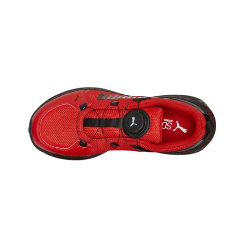 PUMA Kids Boys Twitch Runner Disc Speckle Slip On Sneakers Shoes Casual - Red4