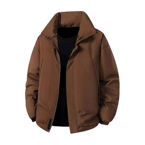 Veste d'hiver homme coupe-vent et légère à fermeture éclair du S au 3XL
