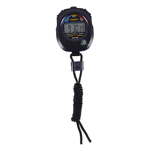 Happyyami 1Pc Portable Match Timer Stopwatch Lightweight Electronic Stopwatch for Sports Referee and Athletic Meetings Convenient Durable and Practical Timer for Running Swimming