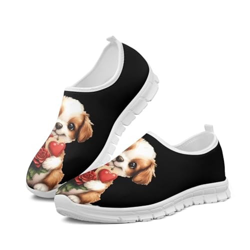 Image of Jeiento Cute Dog Women's Casual Slip On Shoes Loafers Sneakers for Women
