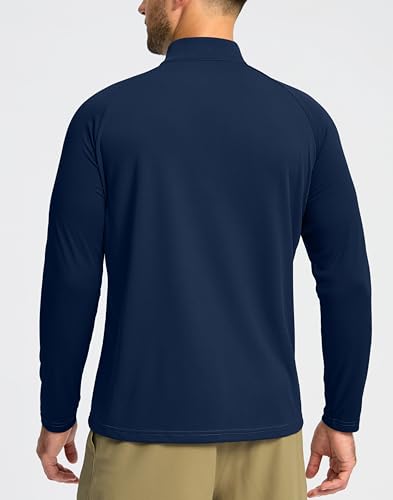 Image of G Gradual Men's Quarter Zip Pullover Running Athletic Shirts Long Sleeve | Lightweight, Quick Dry, Moisture Wicking, Sun Protection, 1 /4 Zip Golf Pullover for Men Workout, Gym, Hiking, Casual