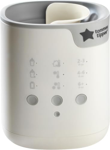 Image of Tommee Tippee Baby Bottle and Food Warmer, Warms Breast Milk, Formula, Jars and Pouches to Body Temperature in Minutes, Automatic Timer, Touch Settings, White 1 Count (Pack of 6)