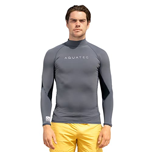 AQUATEC Men's Rash Guards - Short & Long Sleeve