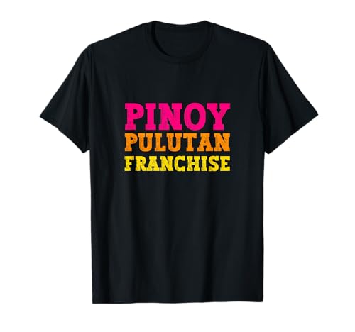 Divertida franquicia Pinoy Pulutan para Adultos Foodie Camiseta