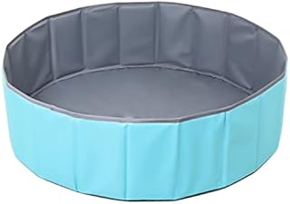 Savieva Foldable Kids Baby Ball Pit, Playhouse Playpen Ocean Ball Pool for Toddler Boys Girls, Portable Ocean Ball Pit Pool Children Game Play Toy Indoor Outdoor (80cm, Blue)