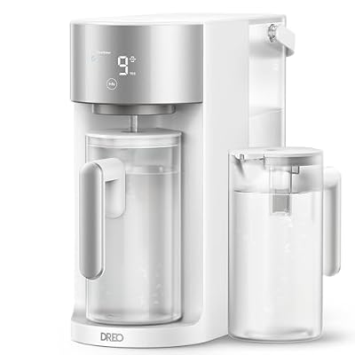 DREO Reverse Osmosis Water Filter Countertop, RO Filtration System, 3:1 Pure to Drain, TDS & Filter Life & 2 Autofill Pitchers, Install-Free, Self-Cleaning Water Purifier, RO Water Filter 113 5L