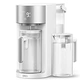 DREO Reverse Osmosis Water Filter Countertop, RO Filtration System, 3:1 Pure to Drain, TDS & Filter Life & 2 Autofill Pitchers, Self-Cleaning Water Purifier, RO Water Filter